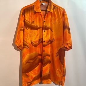 Dolphin Discovery - Vintage short sleeve shirt. Size XXL